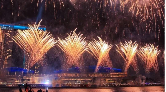 年越しは煌めくリバーボートで！カウントダウン花火鑑賞